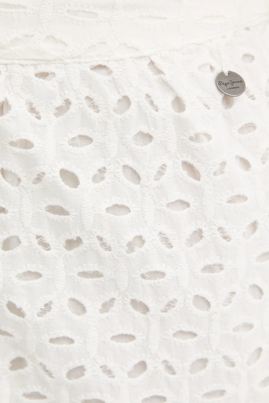 Pepe Jeans fustă din bumbac bej PL901225