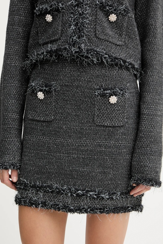 Blugirl Blumarine szoknya mintás fekete RF5154.MA950