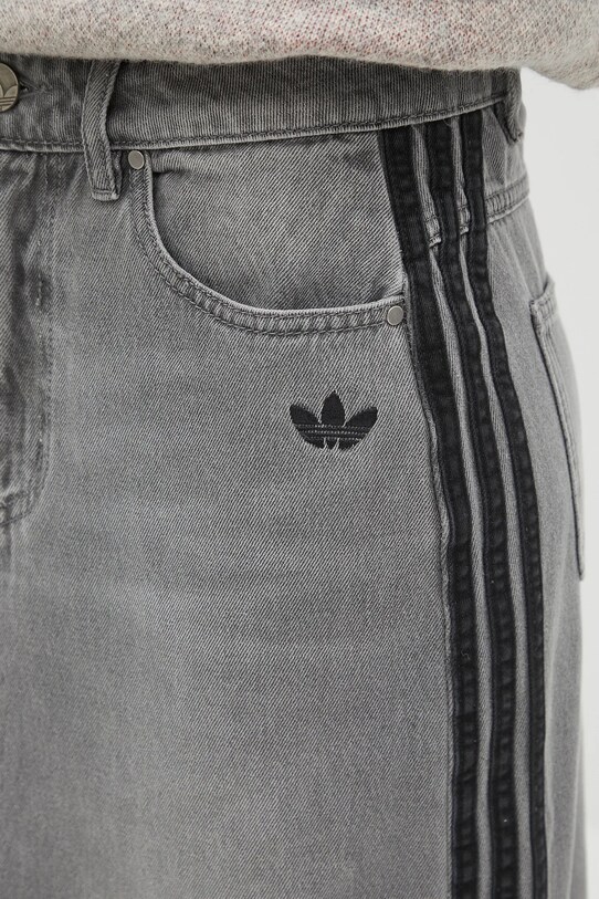 adidas Originals spódnica jeansowa Denim Long Skirt szary JW2659