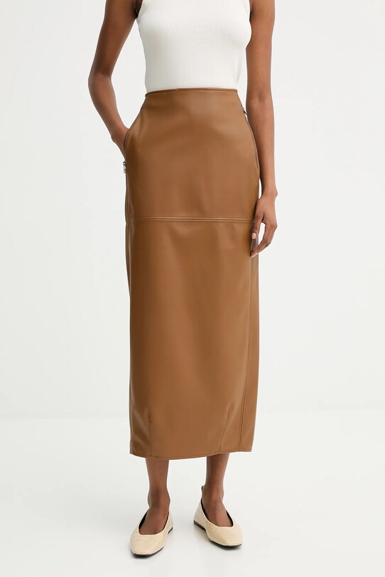 Sukně MM FABIANA maxi hnědá 2526776037600