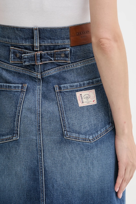 Weekend Max Mara spódnica jeansowa ZARELIA granatowy 2525106061600