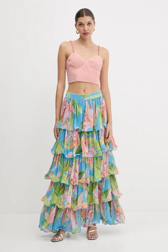 Спідниця Farm Rio 335827 блакитний AW25