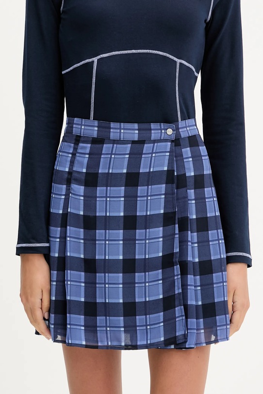 Tommy Jeans fustă cu modele bleumarin DW0DW21460