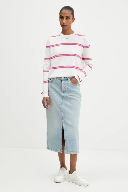 Tommy Jeans spódnica jeansowa DW0DW21560 niebieski AW25