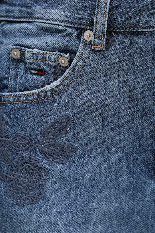 Дънкова пола Tommy Jeans DW0DW21577 син