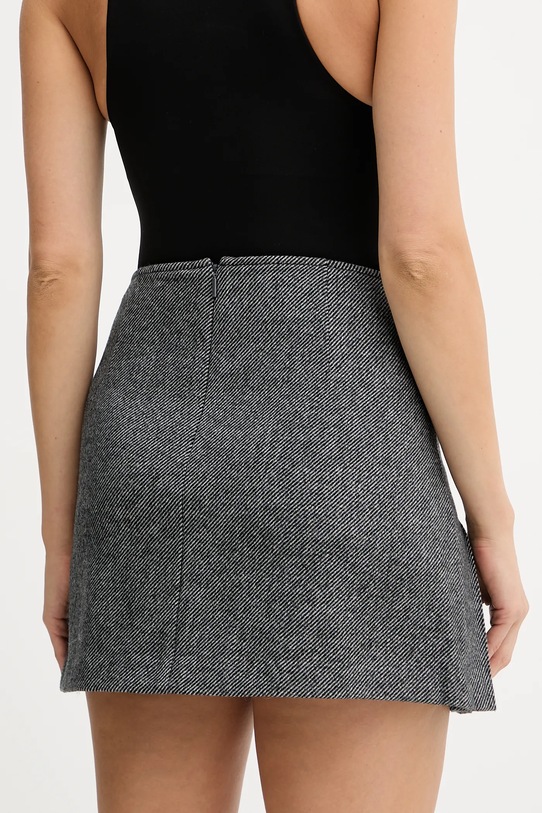Odzież Armani Exchange spódnica z dodatkiem wełny XW000694.AF16146 szary