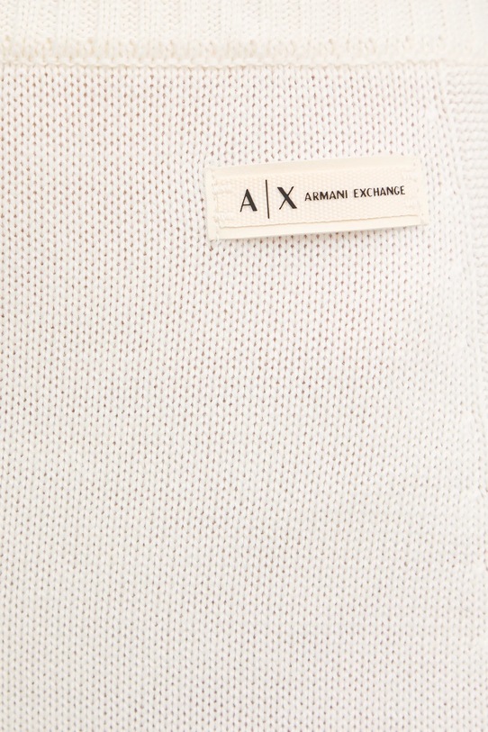 Armani Exchange spódnica z dodatkiem wełny beżowy XW001309.AF13774