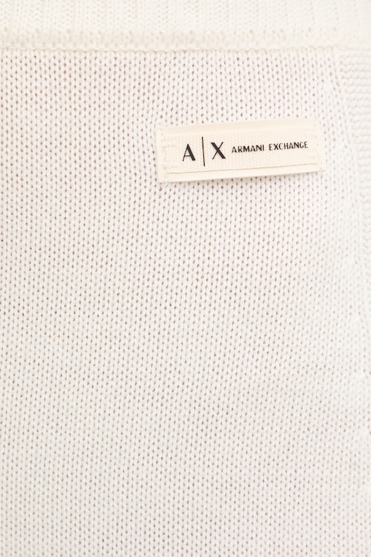 Armani Exchange spódnica z dodatkiem wełny beżowy XW001309.AF13774