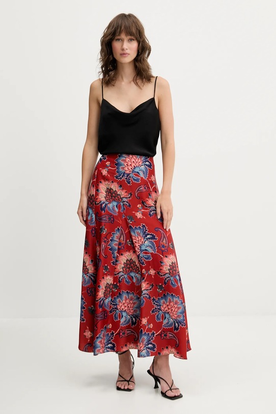 Φούστα Farm Rio 336682 κόκκινο AW25