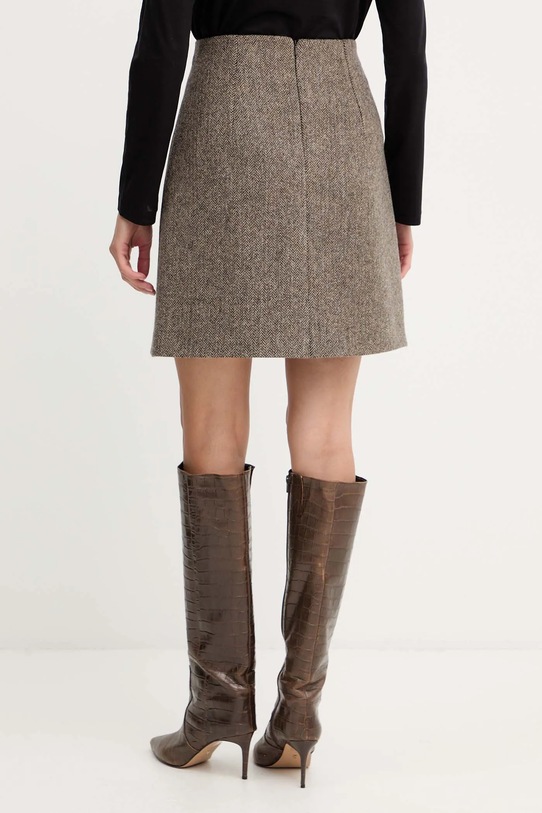 Îmbrăcăminte Weekend Max Mara fustă de lână MARCHE 2525106022600 maro