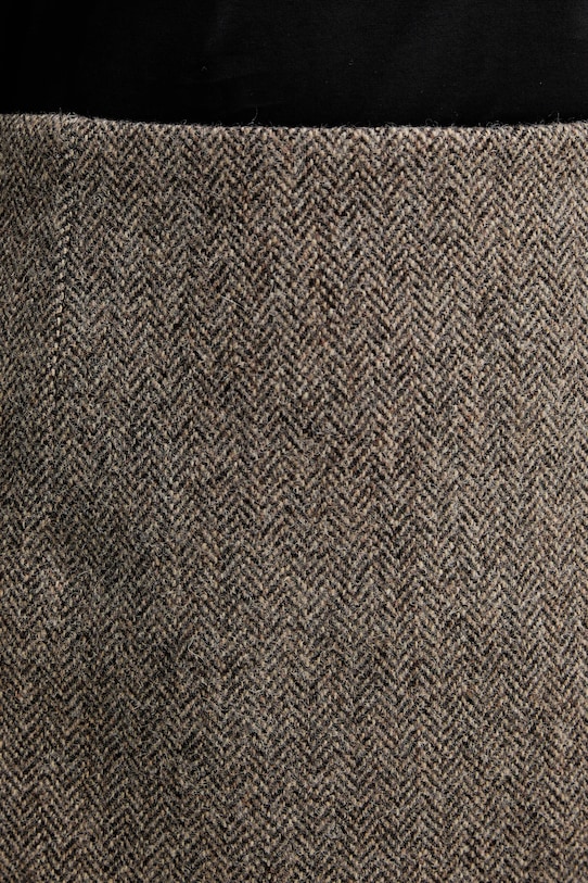 Weekend Max Mara fustă de lână MARCHE 2525106022600 maro