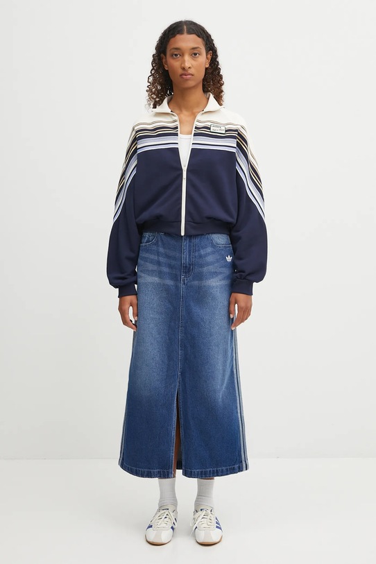 Юбка adidas Originals Denim Long Skt JW2658 голубой