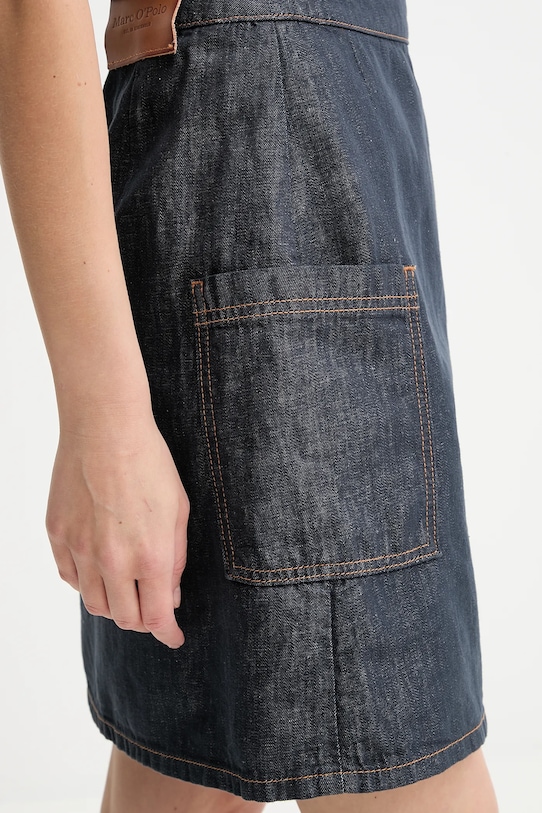 Abbigliamento Marc O'Polo gonna con aggiunta di lino 506909624033 blu navy
