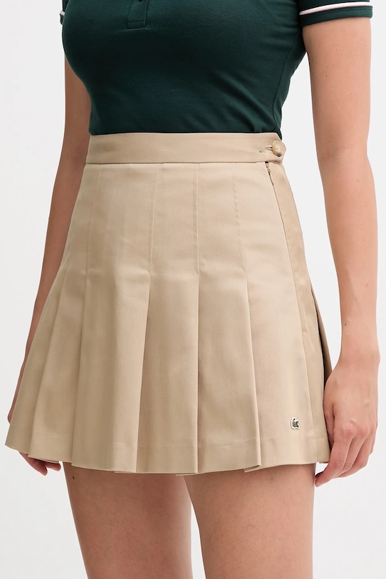 Lacoste skirt A-line beige JF8001