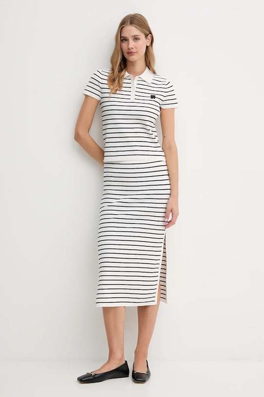 Dkny fustă DJ5R0729 alb AW25