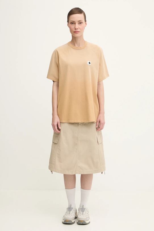 Carhartt WIP spódnica bawełniana W' Kingston I035579.G1GD
