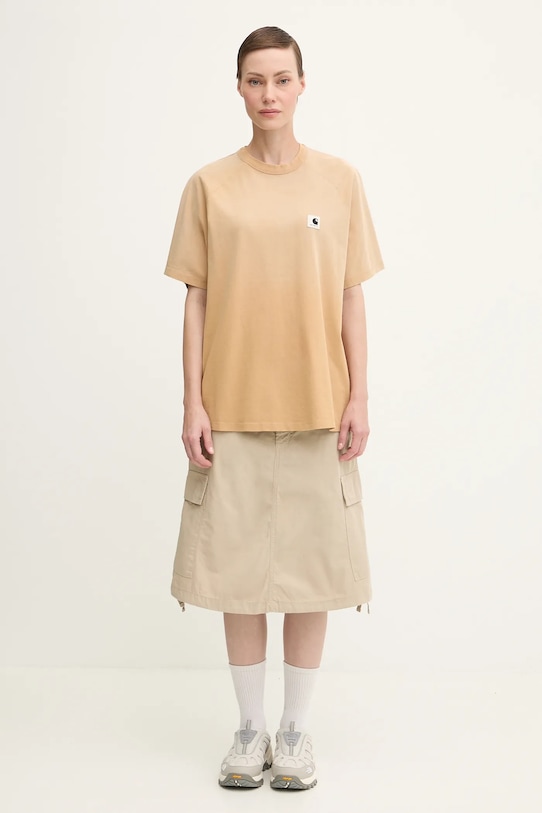 Carhartt WIP cotton skirt W' Kingston I035579.G1GD