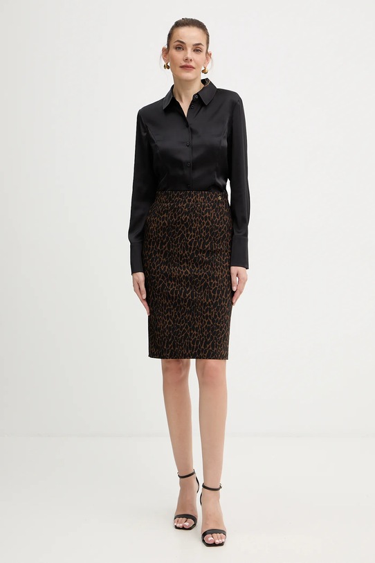 Sukňa Guess CRETA W5BD84.W2362 hnedá NC25