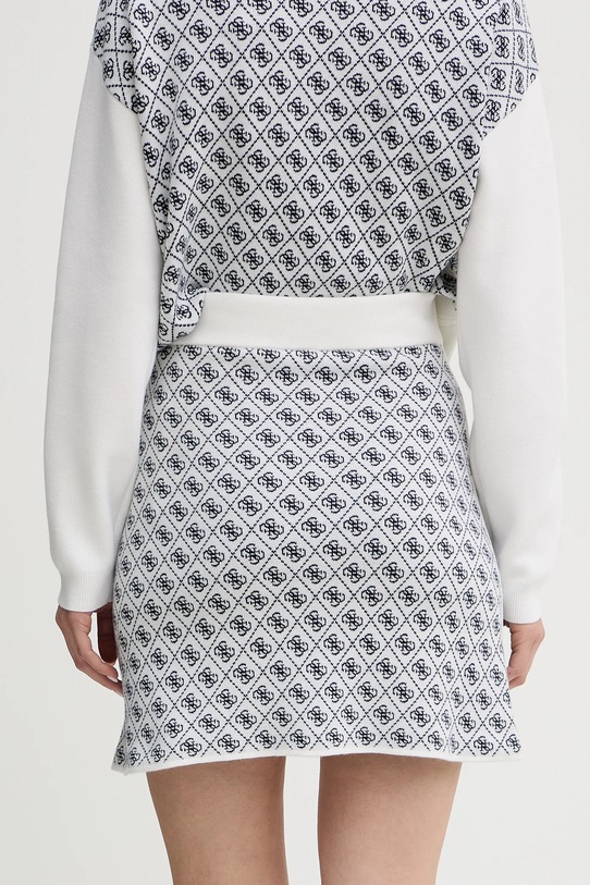 Îmbrăcăminte Guess fustă din amestec de lână AUBREY W5BD81.Z3JD2 bej