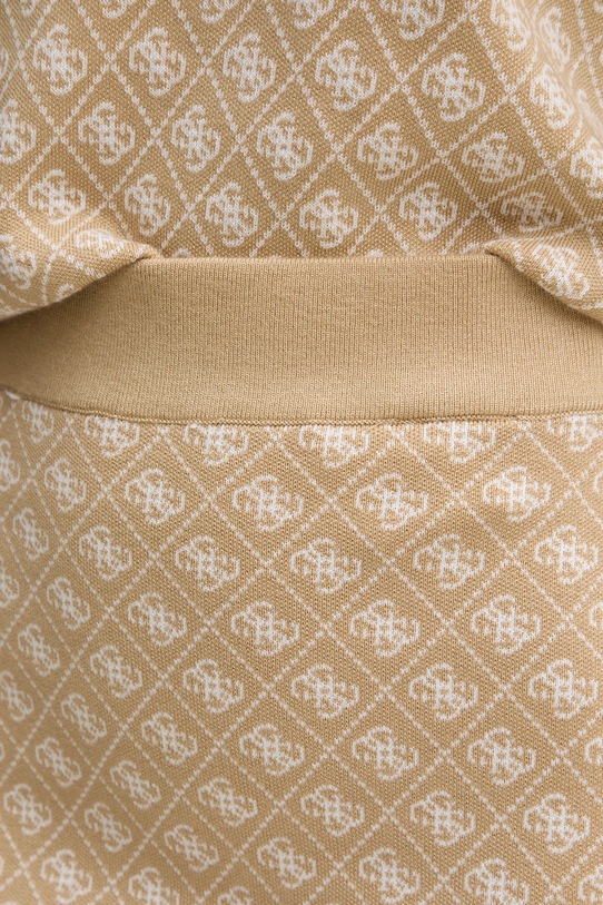 Guess spódnica z domieszką wełny AUBREY beżowy W5BD81.Z3JD2