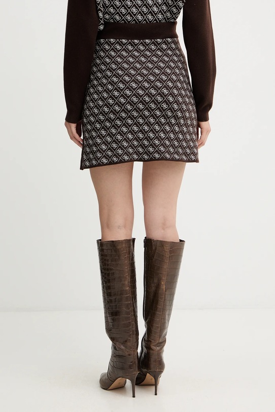 Ρούχα Φούστα από μείγμα μαλλιού Guess AUBREY W5BD81.Z3JD2 καφέ