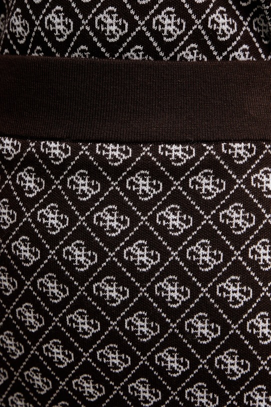 Юбка с примесью шерсти Guess AUBREY коричневый W5BD81.Z3JD2