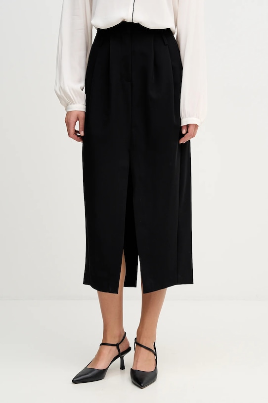 Sisley spódnica z elastanem czarny 4KVXL002W