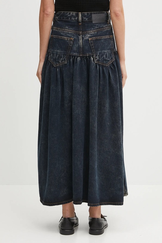 Clothing GANNI denim skirt Light Denim Long J1759 navy
