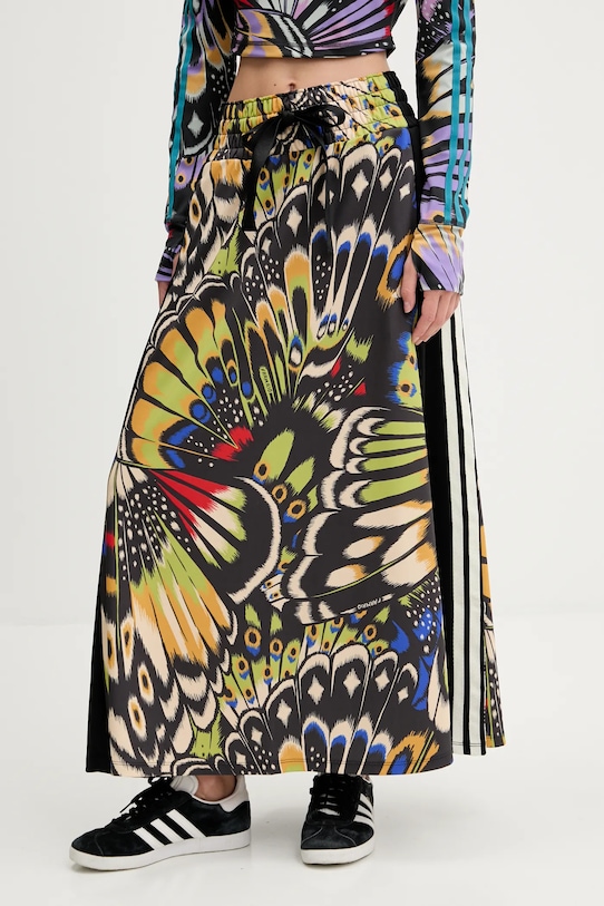 adidas fustă x Farm Rio imprimeu negru JL8620