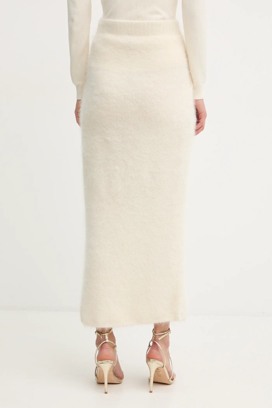 Odzież Marciano Guess spódnica z dodatkiem wełny AGNES 5BGD02.5794Z beżowy