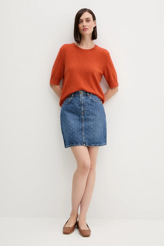 Pepe Jeans spódnica jeansowa PL90112444F0 niebieski AW25