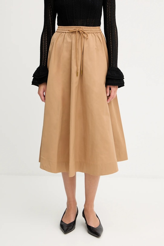 Twinset spódnica casual brązowy 252LI2GDD