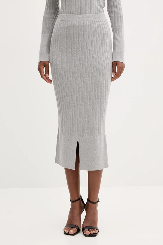 Twinset spódnica casual szary 252LI3CBB