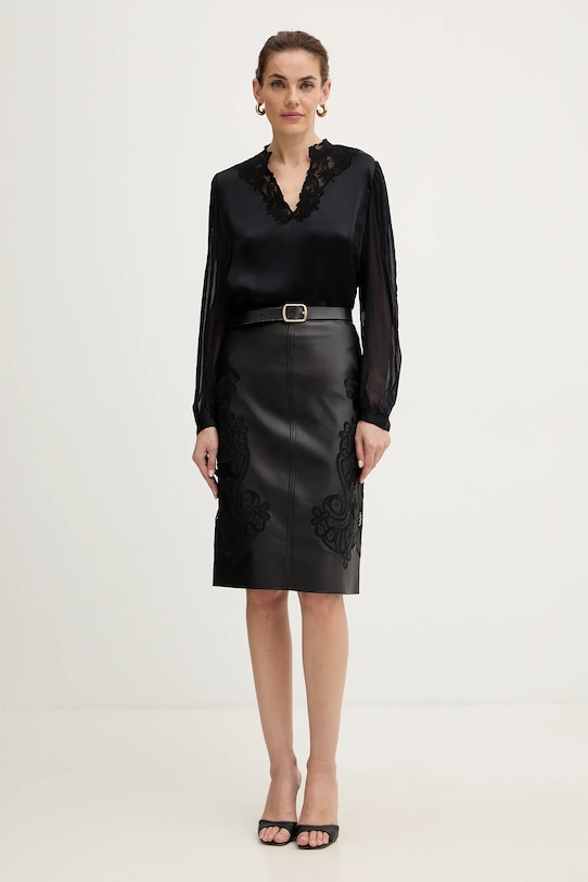 Twinset spódnica 252TT2011 czarny AW25