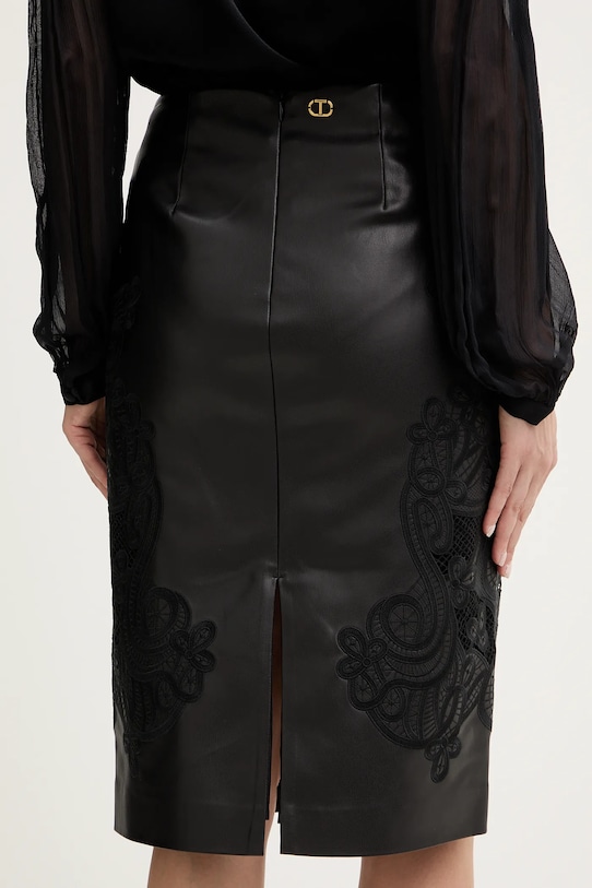 Odzież Twinset spódnica 252TT2011 czarny