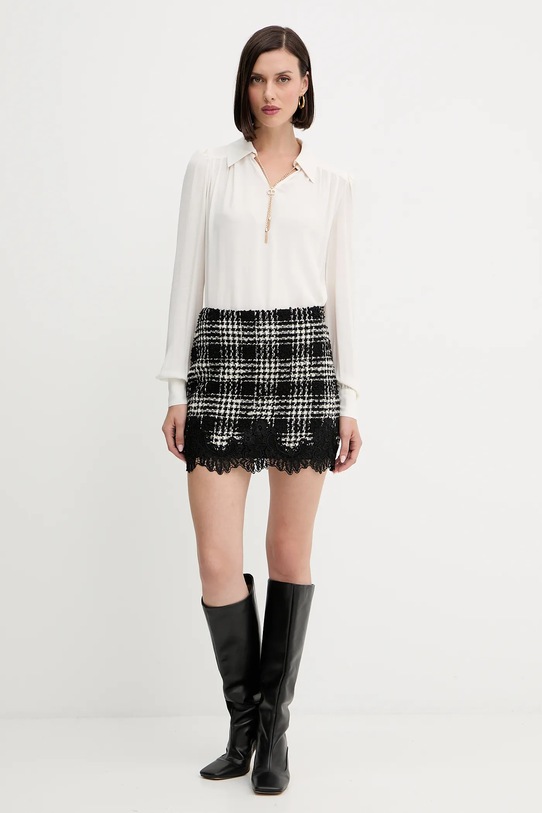 Vlněná sukně Twinset 252TT2112 černá AW25