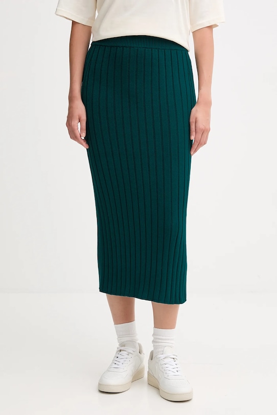 Calvin Klein Jeans spódnica z elastanem turkusowy LV047D306G