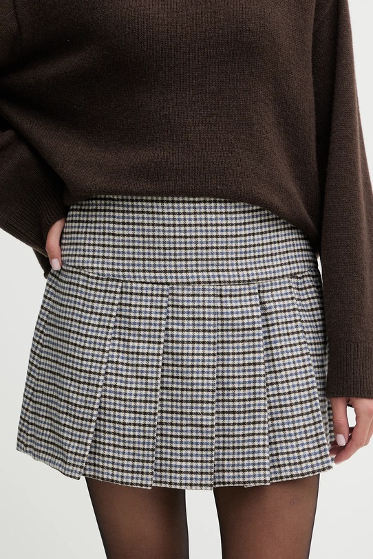 Спідниця з додаванням вовни MAX&Co. візерунок коричневий 2526106064200