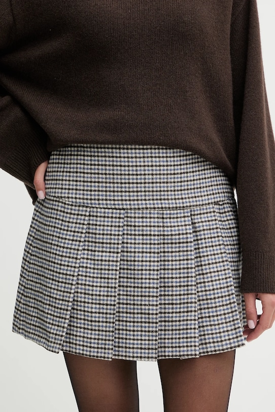 Спідниця з додаванням вовни MAX&Co. візерунок коричневий 2526106064200