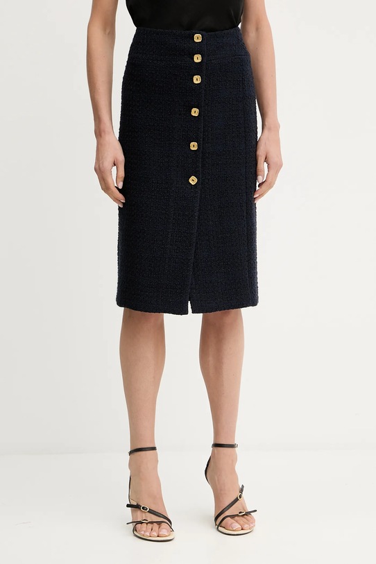 Luisa Spagnoli fustă uni bleumarin 542280