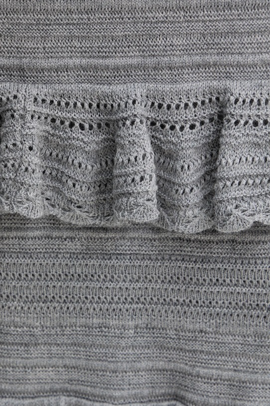 Luisa Spagnoli spódnica wełniana szary 100223