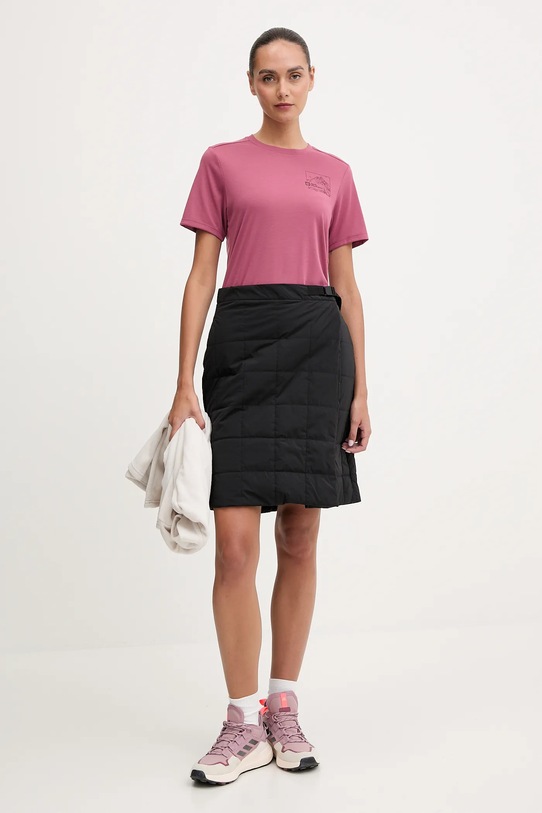 Jack Wolfskin fustă sport WINTERDUNE A65083 negru AW25