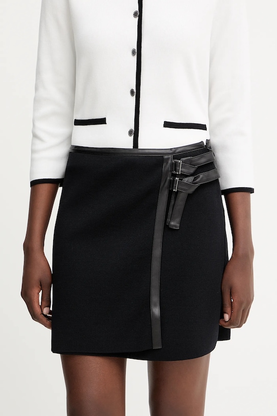 Liu Jo spódnica rozkloszowany czarny MF5043.MS55N