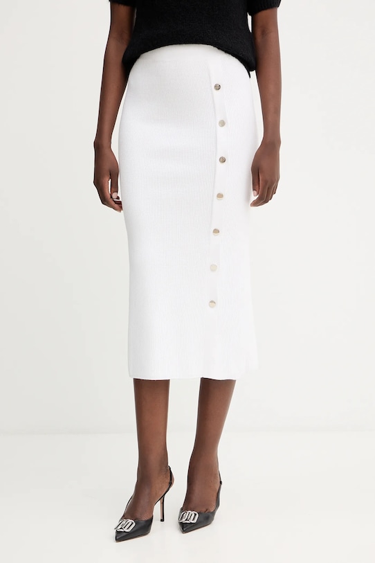 Sukňa Liu Jo pletenina biela MF5372.MS99E