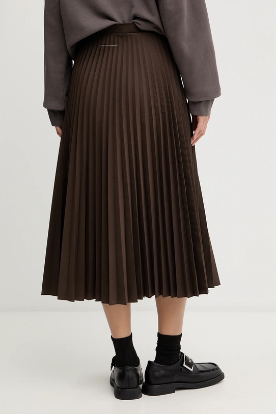 Îmbrăcăminte MM6 Maison Margiela fustă S62MA0096.M35609.143 maro