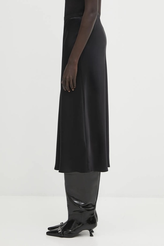 Anine Bing spódnica jedwabna bar A.04.4001 czarny AW25