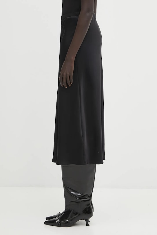 Anine Bing spódnica jedwabna bar A.04.4001 czarny AW25