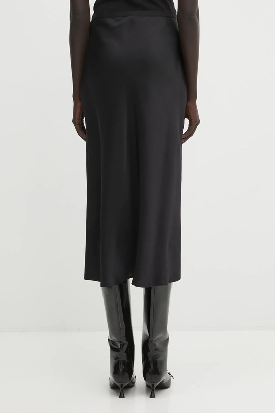 Odzież Anine Bing spódnica jedwabna bar A.04.4001 czarny