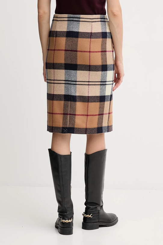 Îmbrăcăminte Barbour fustă de lână ROSA LSK0064 maro