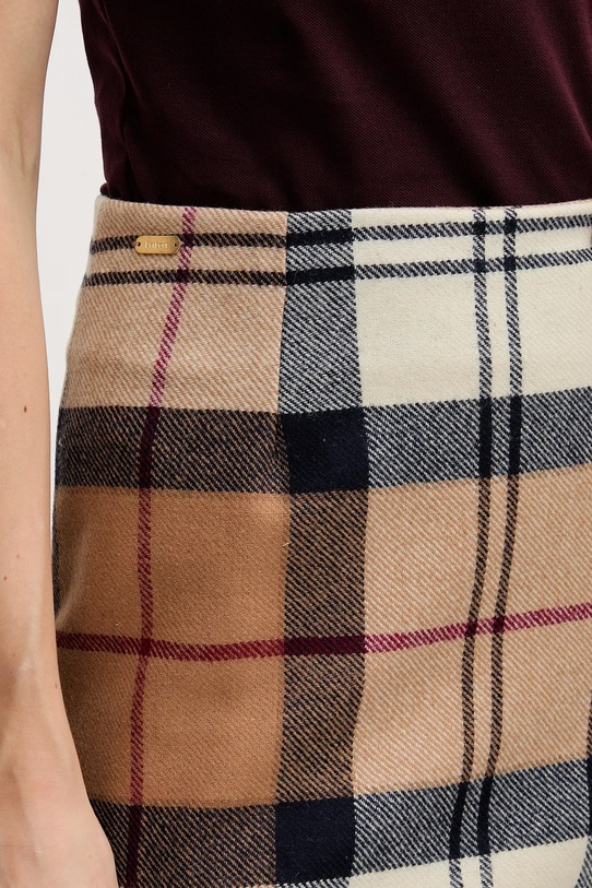 Barbour fustă de lână ROSA maro LSK0064